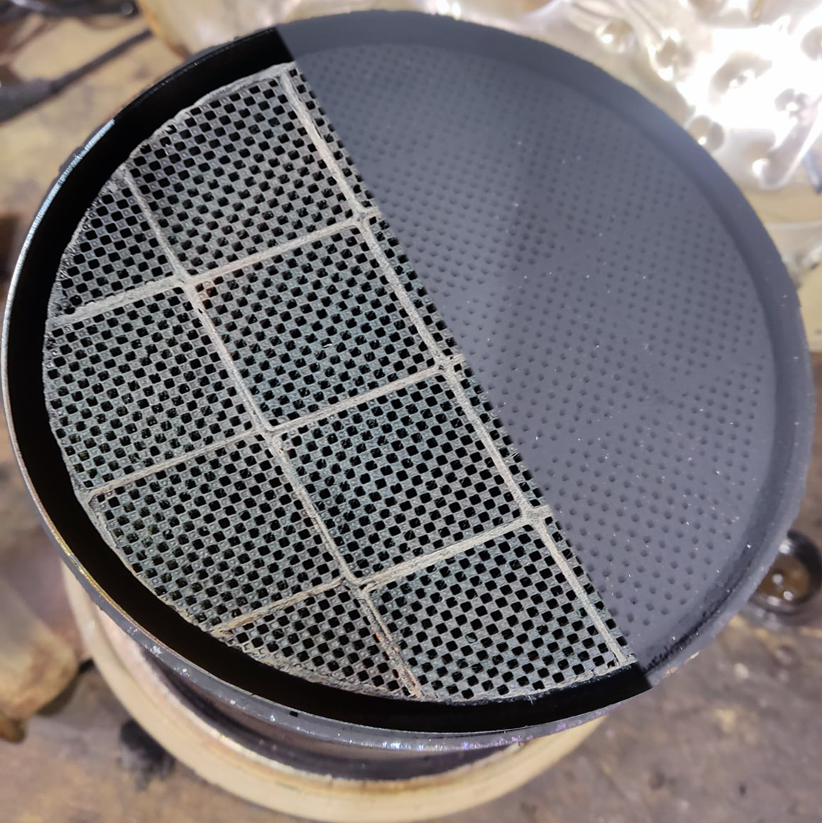 Imágen de DPF limpio